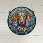 Dachshund Dapple Memorial Suncatcher, thumbnail 1 of 6