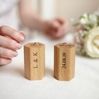 Personalised Wedding Ring Stand, 7 of 7
