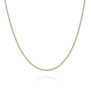 Sterling Silver Rope Chain Necklace, 5 of 5