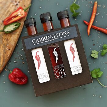 Hot And Spicy Chilli Sauce And Chilli Oil Gift Set, 2 of 5
