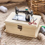 Vintage Sewing Machine Craft Storage Box, thumbnail 1 of 8