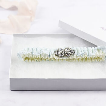 New Lace 'Evelyn' Bridal Garter, 2 of 6