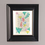 Fern Wood Block Print Vintage Book Page, thumbnail 1 of 6