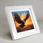 Golden Eagle Framed Ceramic Art Tile, thumbnail 6 of 10