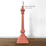 Osha Wood Table Lamp Painted In Farrow And Ball Paint, thumbnail 5 of 7