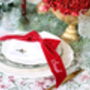 Velvet Bow – Personalised Bow Place Setting, With Ties And Available In Three Lengths, thumbnail 7 of 12