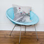 The Pier Printed Stitch Cushion Cover, thumbnail 1 of 4