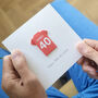 Personalised West Ham 70th Football Birthday Card, thumbnail 5 of 9