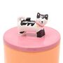 Orange Ceramic Cat Treat Jar, thumbnail 3 of 3