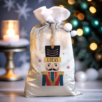 Personalised Nutcracker Christmas Sack, 2 of 4