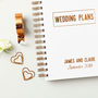 Personalised Copper Wedding Plans Book, thumbnail 3 of 10