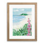 Porthmeor From The Coast Path Print By Gill Wild, thumbnail 4 of 8