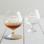 Personalised Brandy Glass For Grandad, thumbnail 1 of 3