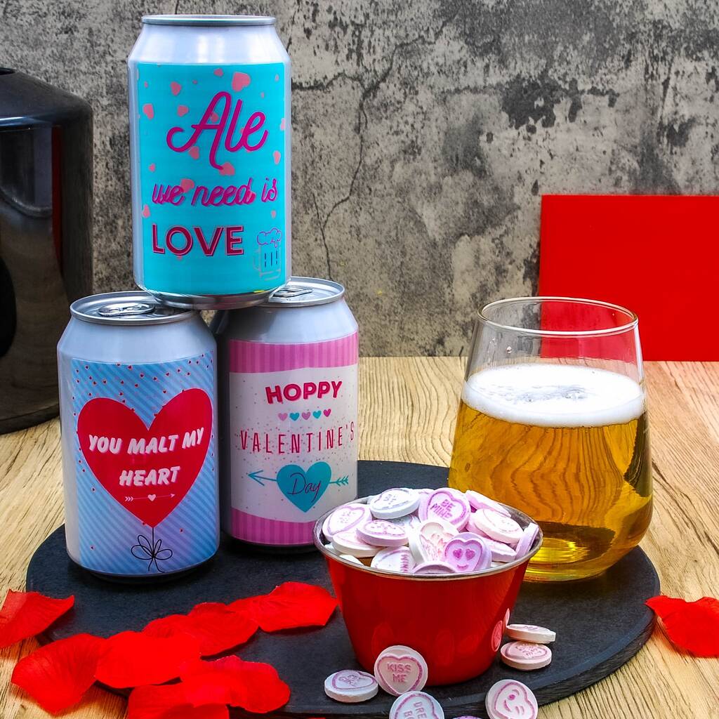 Valentines Craft Beer T Lager Or Ipa By Get Labelled Personalised Alcohol Ts 9577