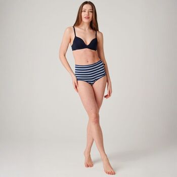 Women's 'On The Pier' Four Pack Bamboo Full Briefs, 4 of 8