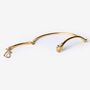 Ouroboros Snake Gold Plated Bracelet, thumbnail 3 of 5