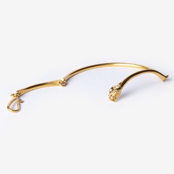 Ouroboros Snake Gold Plated Bracelet, 3 of 5