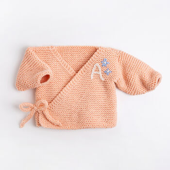 Personalised Baby Cardigan Easy Knitting Kit, 2 of 10