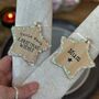 Personalised Wooden Star Bauble / Place Setting In One, thumbnail 4 of 9