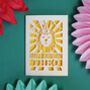 Personalised Papercut Lion Birthday Card, thumbnail 1 of 7