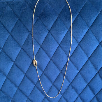 Long Gold Plated Chain Shell Necklace, 5 of 7
