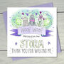 Thank You From The Dog Personalised Greeting Card, thumbnail 4 of 12