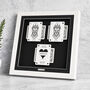 Personalised Mrs And Mrs Wedding Gift Queen Playing Cards Frame, thumbnail 1 of 9
