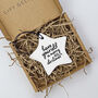 Merry Little Christmas Decoration Keepsake Card, thumbnail 1 of 3