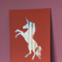 A4 Holographic Unicorn Poster, thumbnail 1 of 2