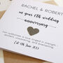 Personalised 6th Anniversary Card With Iron Heart, thumbnail 3 of 7