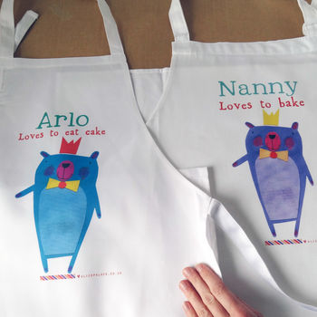 Personalised Bear Family Aprons, 9 of 12