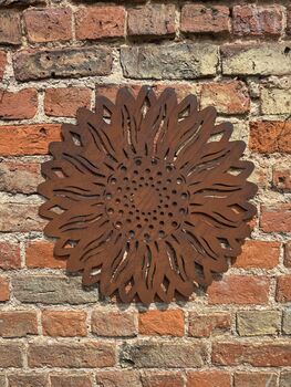 Sunflower Wall Feature , Garden Fence Decoration , House Sign, 10 of 12