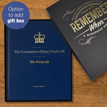 King Charles Personalised Deluxe Royal Coronation Book, 4 of 10