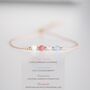 Healthy Pregnancy Bracelet – Crystal Gift For Expecting Mum, Mum To Be Gifts, thumbnail 6 of 6