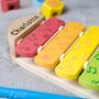 Personalised Rainbow Xylophone Wooden Toy, thumbnail 2 of 4