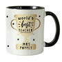 Personalised 'World’s Best Teacher' Mug, thumbnail 5 of 5