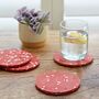 Set Of Four Recycled Plastic Round Coasters, thumbnail 5 of 8