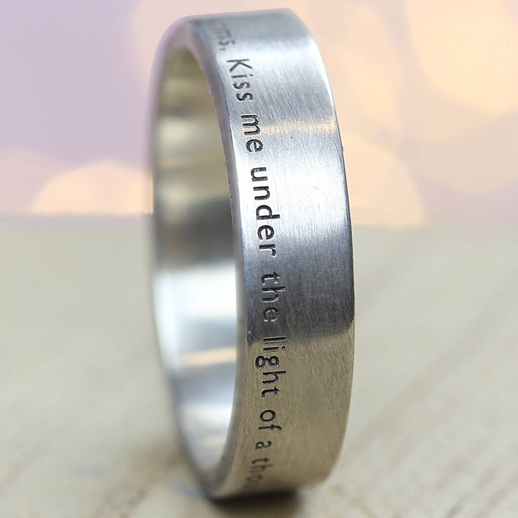 The Aura Personalised Silver Ring, 1 of 5