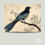 Art Print | Vintage Blue Bird Wall Art | Nature Inspired Home Decor, thumbnail 6 of 12