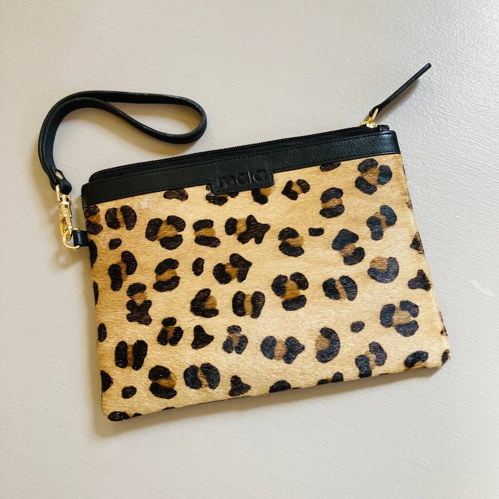 DIY Cheetah clutch purse crossbody bag tutorial-2 - Montoya Mayo