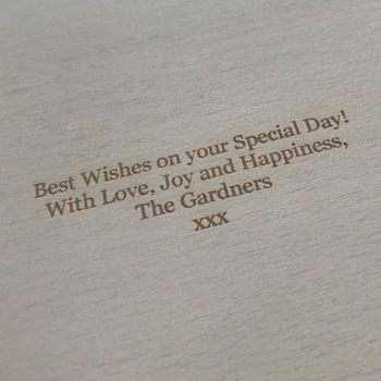 Create Your Own Personalised Engraved Wooden Plaque, 9 of 10