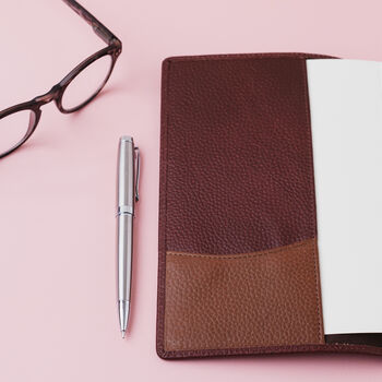 Personalised Premium Notebook Cover With Pen Holder, 4 of 10