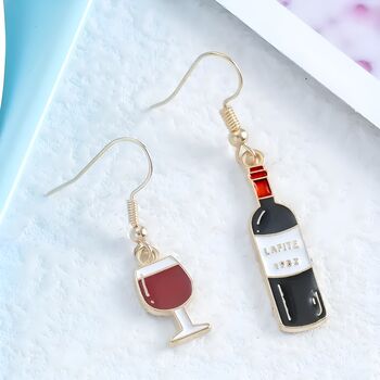 Wine Earrings Gift Set For Mothers Day, 2 of 7