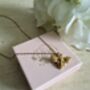 18 K Gold Plated Bee Pendant Necklace, thumbnail 10 of 11