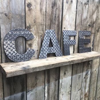 Metal Letter Signs For Home And Garden Bars, 7 of 9