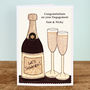Engagement Card 'Champagne', thumbnail 3 of 4