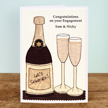 Engagement Card 'Champagne', 3 of 4