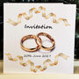 Wedding Rings Wedding Invitation, thumbnail 1 of 2