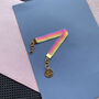 Handmade Ombre Rainbow Bright Bracelet, thumbnail 6 of 7