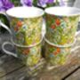 Set Of Four Gift Boxed Palace Mugs In William Morris Golden Lily Design, thumbnail 10 of 12